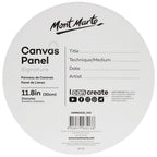 მრგვალი ტილოს პანელი 2 ცალი MM Canvas Panels Pack 2 Round 30cm