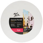მრგვალი ტილოს პანელი 2 ცალი MM Canvas Panels Pack 2 Round 30cm