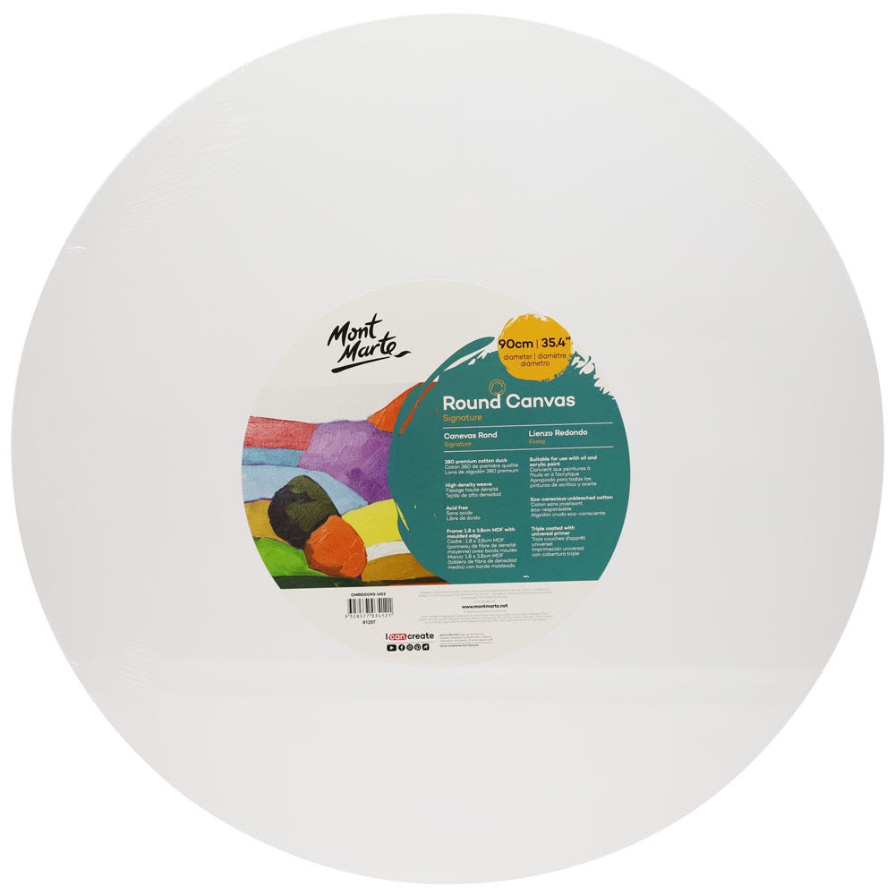 მრგვალი ტილო ქვეჩარჩოზე MM Canvas Round 90cm