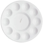 მრგვალი პლასტმასის პალიტრა Round Plastic Palette 17cm