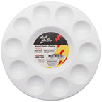 მრგვალი პლასტმასის პალიტრა Round Plastic Palette 17cm