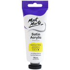 აკრილის საღებავი MM Satin Acrylic 75ml - Cadmium Yellow