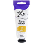 ოქროსფერი აკრილის საღებავი MM Satin Acrylic 75ml - Gold