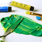 აკრილის საღებავები12 ფერი ნაკრები MM Acrylic Paints 12pc x 12ml
