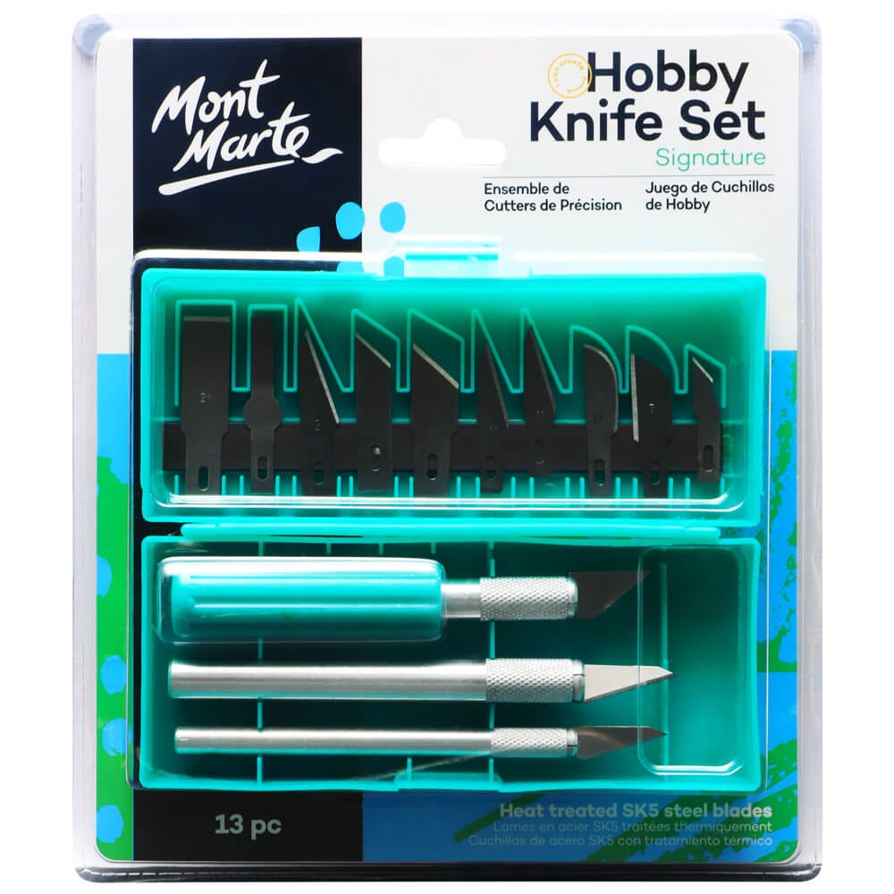 ჰობი დანების ნაკრები 13 ცალიანი Hobby Knife Set SK5 Blades 13pc