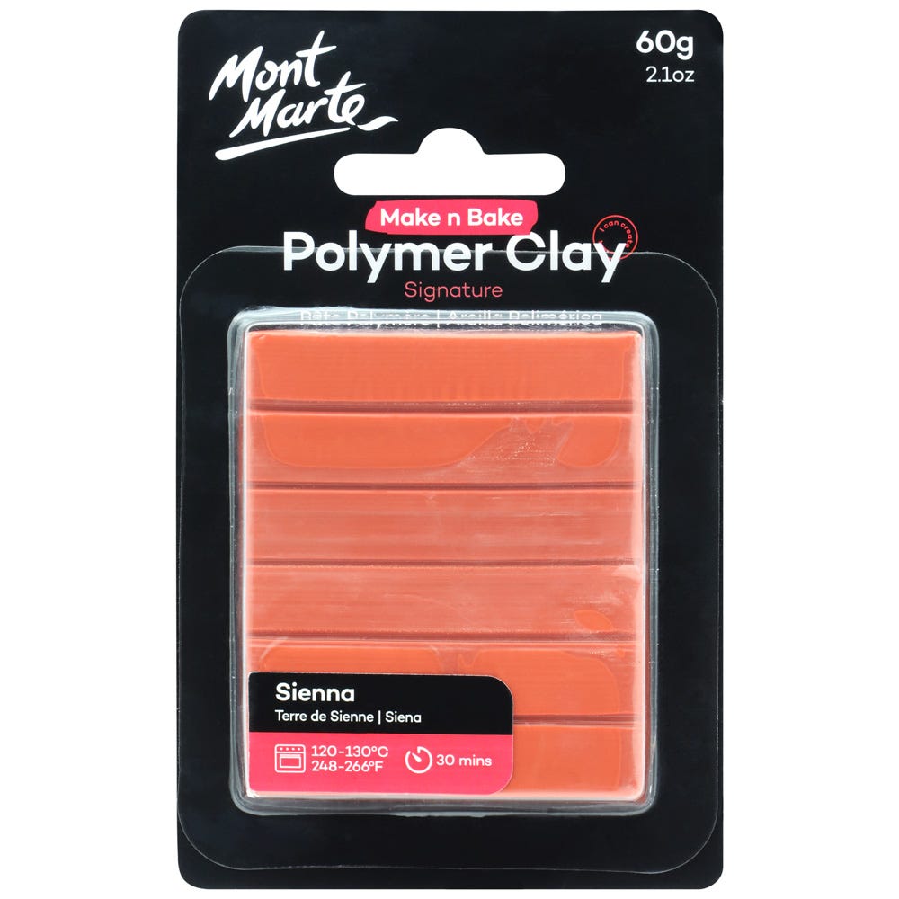 პოლიმერული თიხა (გამოსაწვავი) Make n Bake Polymer Clay 60g - Sienna