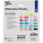 აკვარელის ფანქრები ნაკრები 24 ფერი MM Watercolour Pencils 24pc