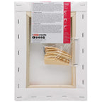 დაგრუნტული სამხატვრო ტილო ქვეჩარჩოზე MM Studio Canvas Pine Frame S.T. 18x24cm