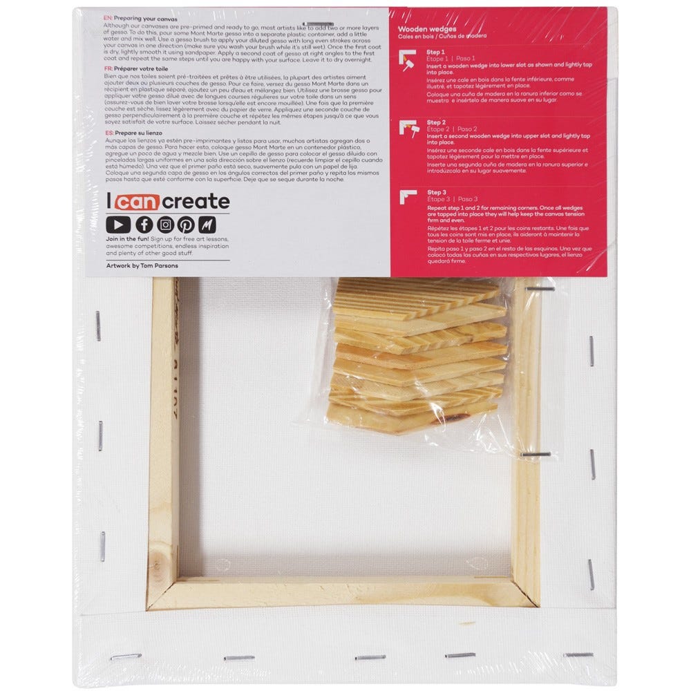 MM Studio Canvas Pine Frame S.T. 20x25cm