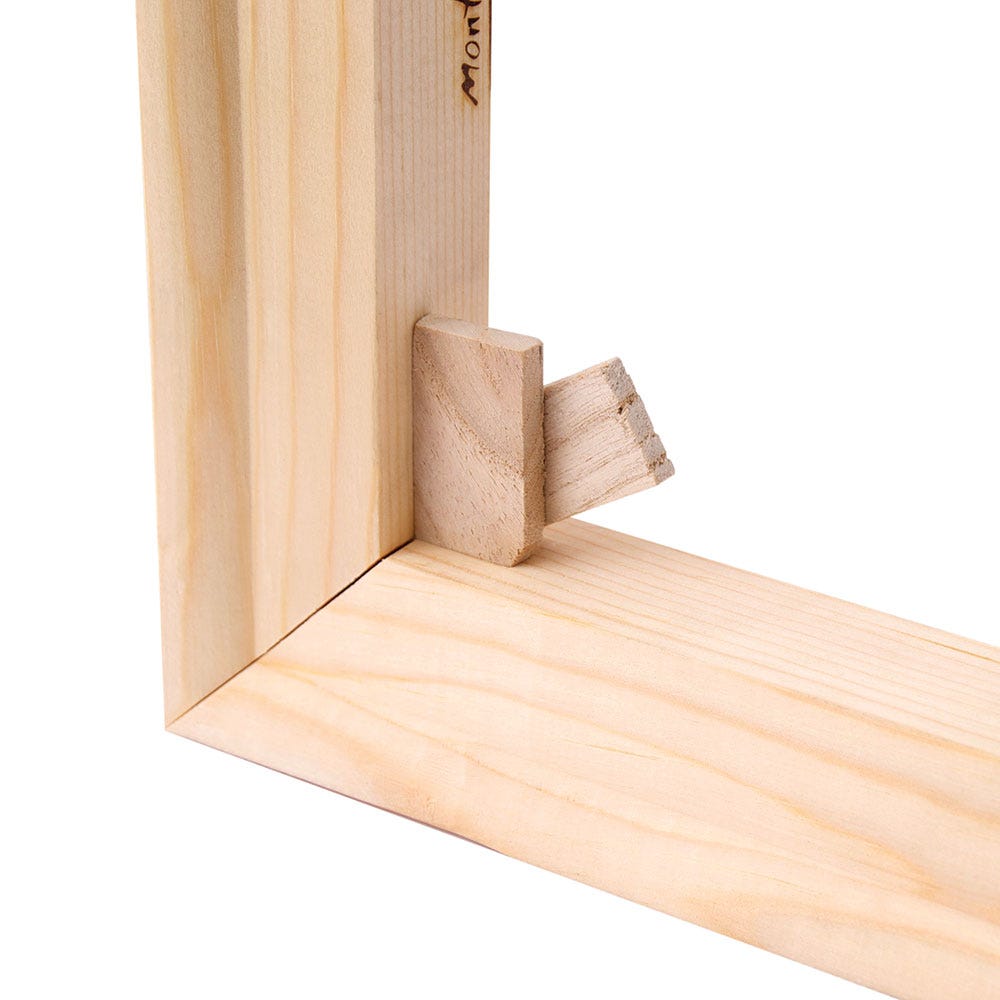 დაგრუნტული სამხატვრო ტილო ქვეჩარჩოზე MM Studio Canvas Pine Frame S.T. 22.9x12.7cm