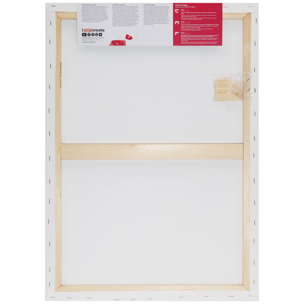 დაგრუნტული სამხატვრო ტილო ქვეჩარჩოზე MM Studio Canvas Pine Frame S.T. 50x70cm