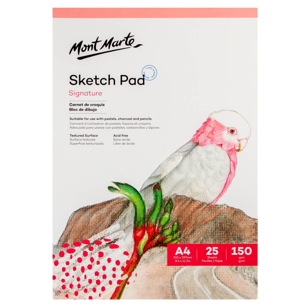 სახატავი ალბომი (სკეჩბუქი) - MM Sketch Pad 150gsm 25 sheet A4