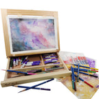 MM Table Easel w/Drawer - Pine