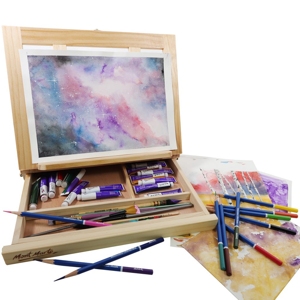 სამაგიდო სახატავი მოლბერტი MM Table Easel w/Drawer - Pine