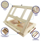 სამაგიდო სახატავი მოლბერტი MM Table Easel w/Drawer - Pine
