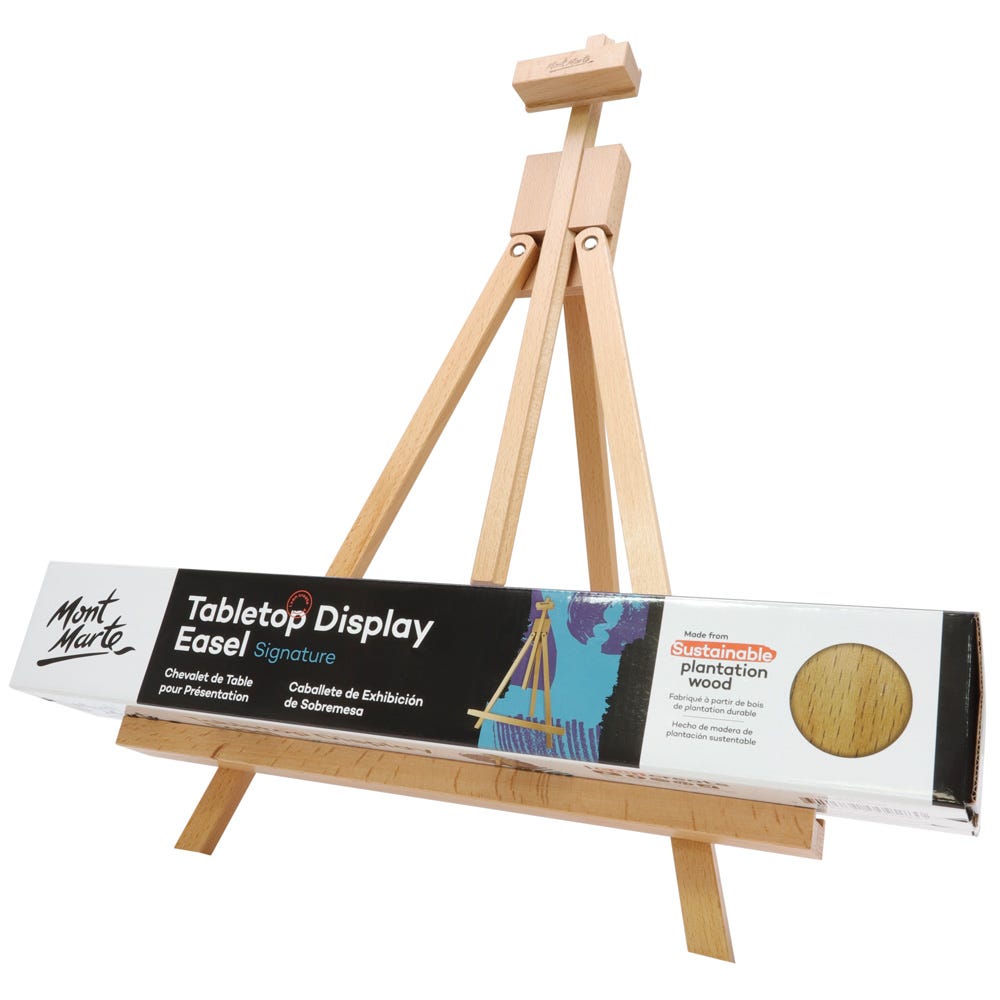 მაგიდის მოლბერტი დასადგამი წიფელის ხის - MontMarte Tabletop Display Easel Beech (Signature)