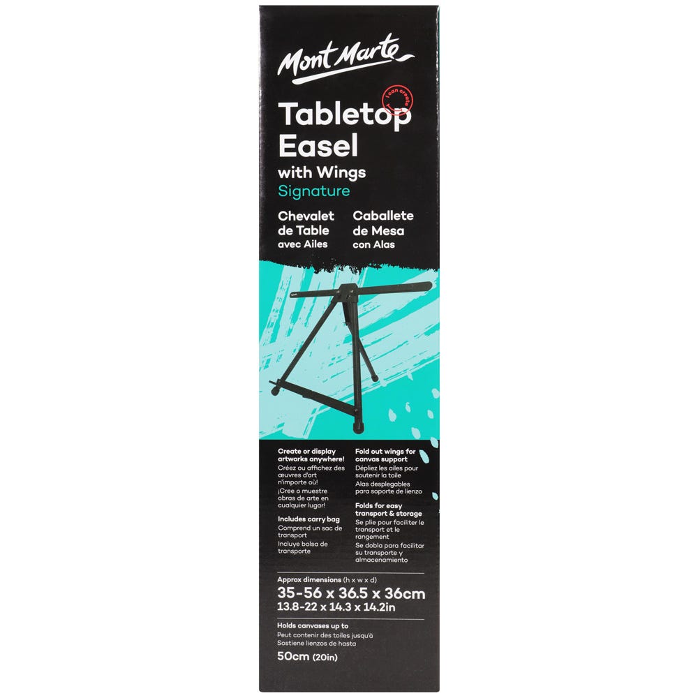 ალუმინის მოლბერტი (სამაგიდო) + ჩანთა - MontMarte Aluminium Table Top Easel