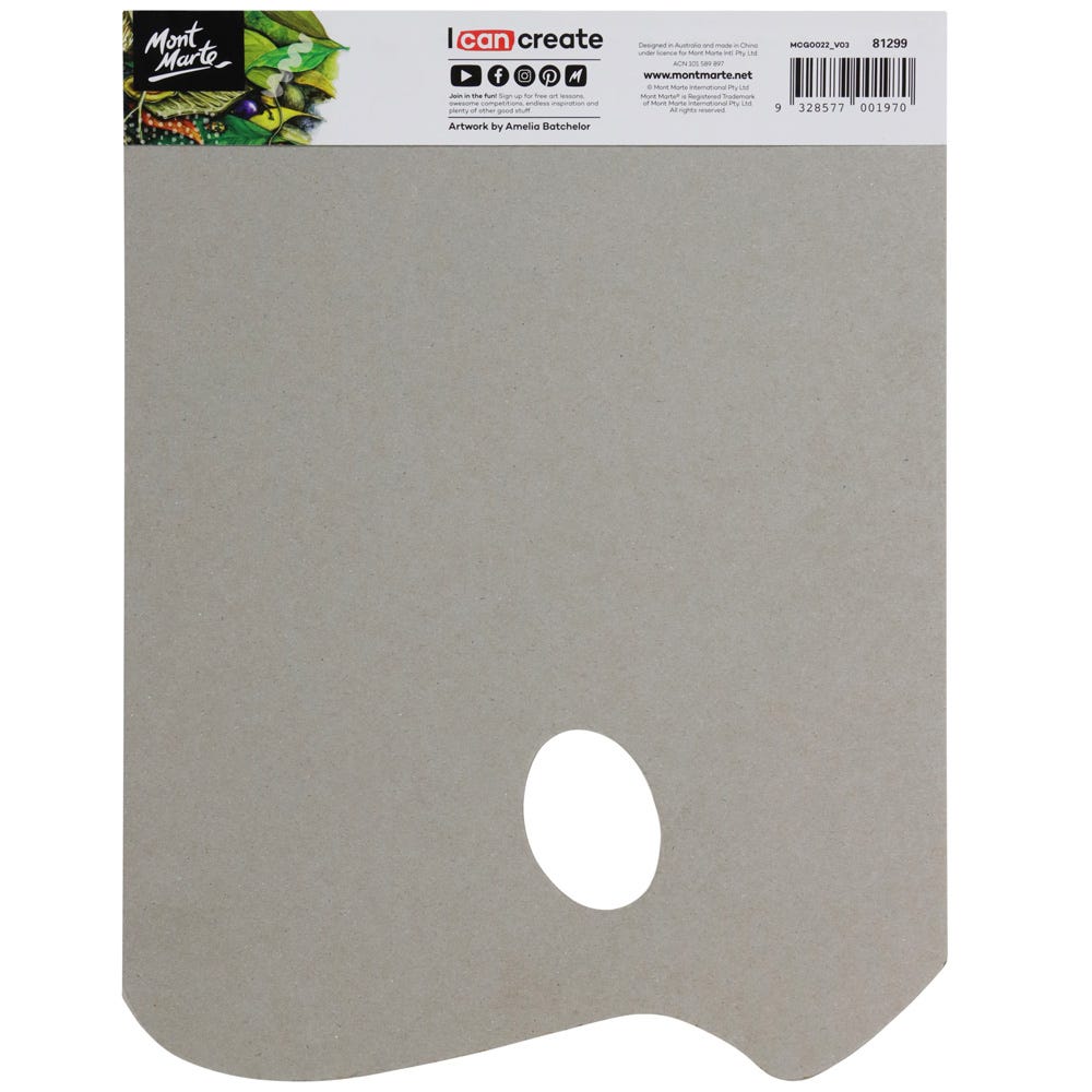 მოსახევი ქაღალდის პალიტრა (36 ფურცლით) - MM Tear Off Paper Palette Pad 36 sheet