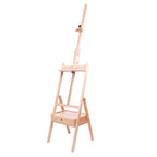 Wooden easel with storage box (adjustable) MM Tilting Box Floor Easel Beech 