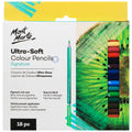 Mont Marte Signature Ultra-Soft Colour Pencils, 18 Colours
