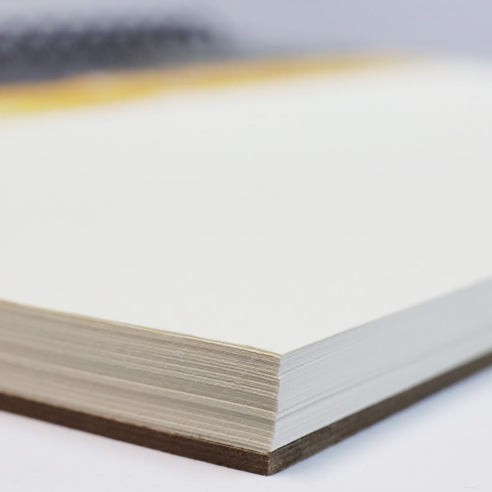 ვიზუალური სკეჩბუქი ზამბარაზე MM Visual Diary Paper Cover 120pg 110gsm A4