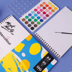 აკვარელის ფურცლები (ალბომი ამოსახევი) MM Watercolour Book 190gsm A5