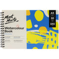 აკვარელის ფურცლები (ალბომი ამოსახევი) MM Watercolour Book 190gsm A5