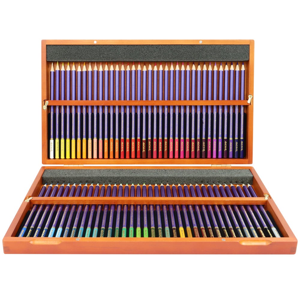 MM Premium Watercolour Pencils Box Set 72pc