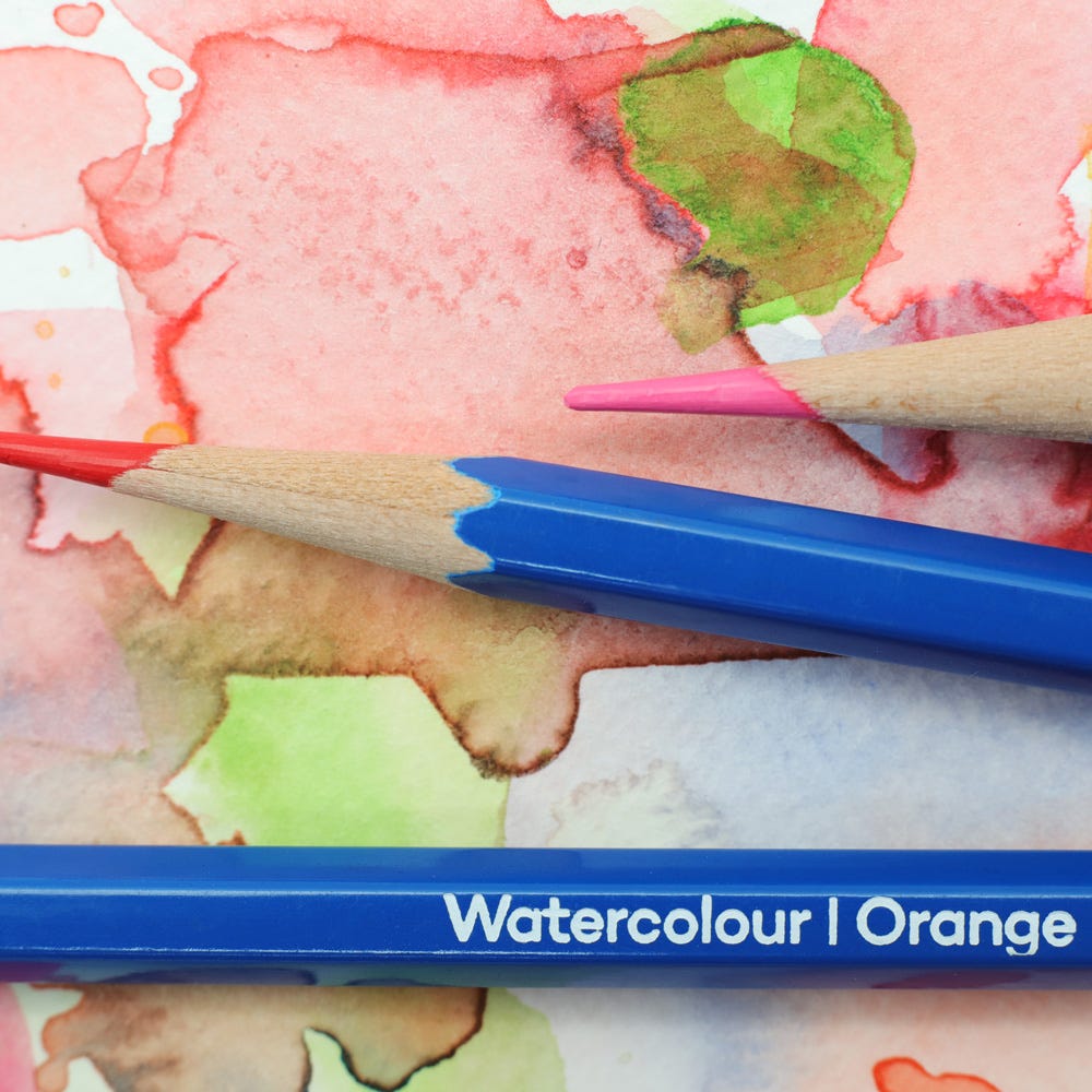 აკვარელის ფანქრები ნაკრები 12 ფერი MM Watercolour Pencils 12pc