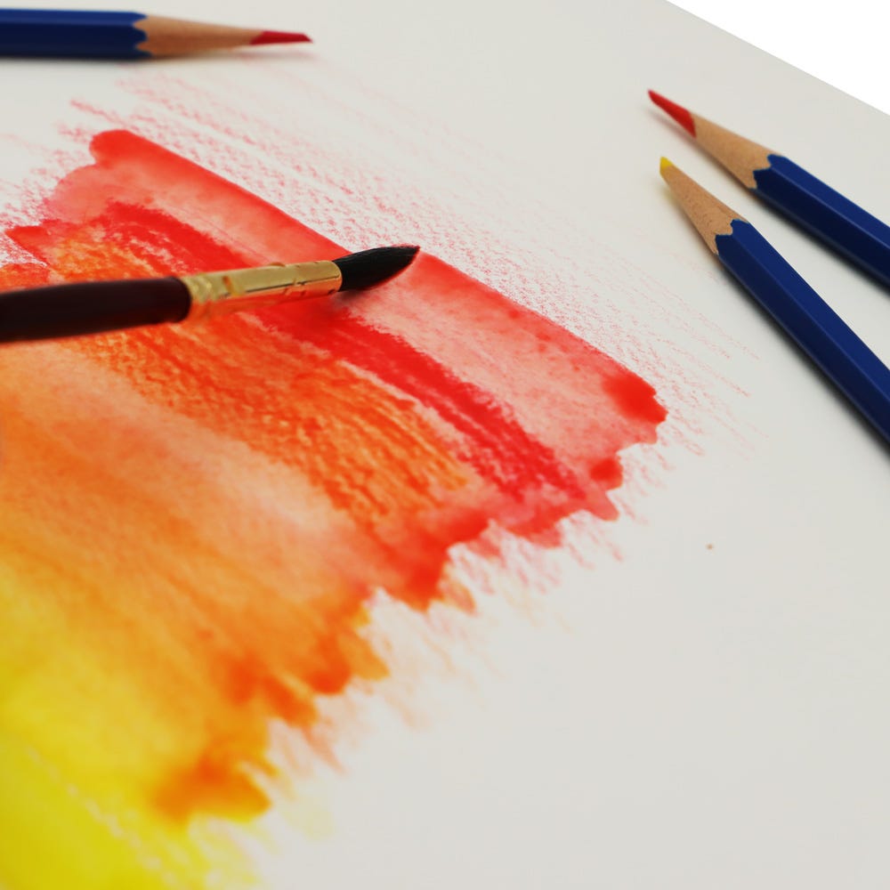 აკვარელის ფანქრები ნაკრები 12 ფერი MM Watercolour Pencils 12pc