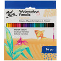 აკვარელის ფანქრები ნაკრები 24 ფერი MM Watercolour Pencils 24pc