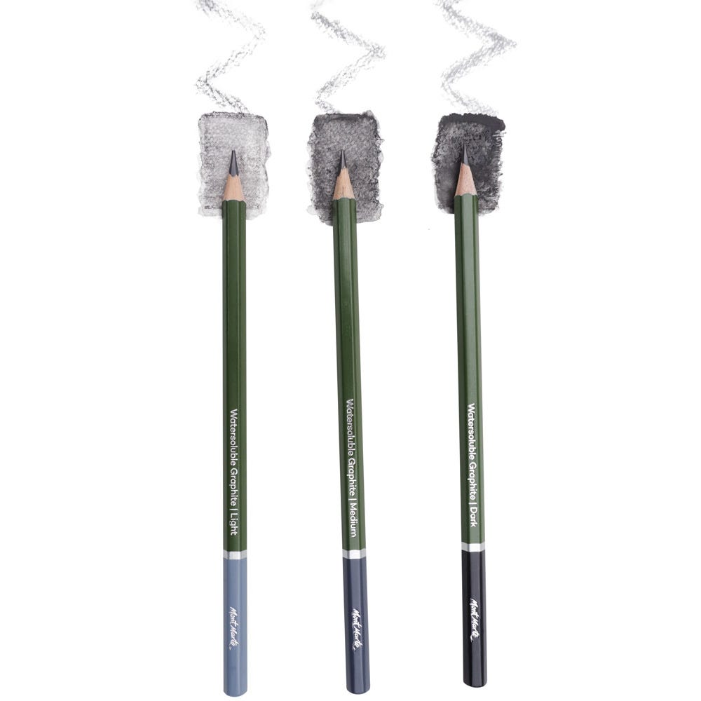 MM Watersoluble Graphite Pencil Set 5pc