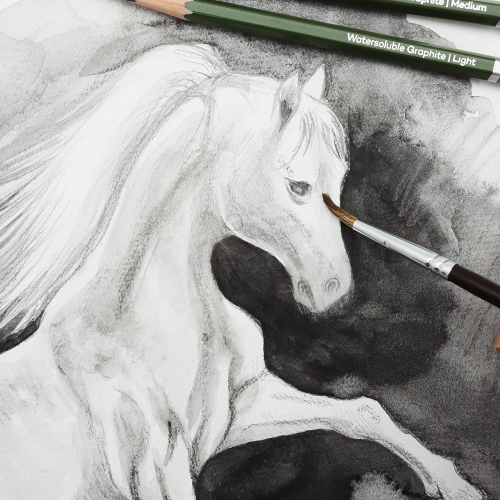 MM Watersoluble Graphite Pencil Set 5pc