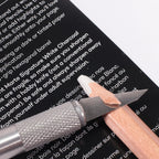 თეთრი ნახშირის ფანქრები (სქელი) White Charcoal Pencils Lge Hex 2pc