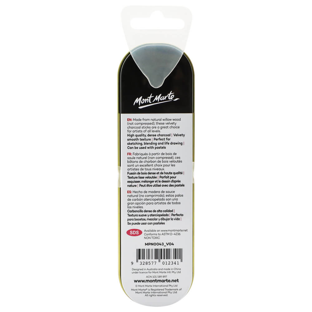 MM Willow Charcoal in Tin 10pc