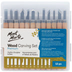 Woodworking tools 12 pieces - MM Wood Carving Set 12pc