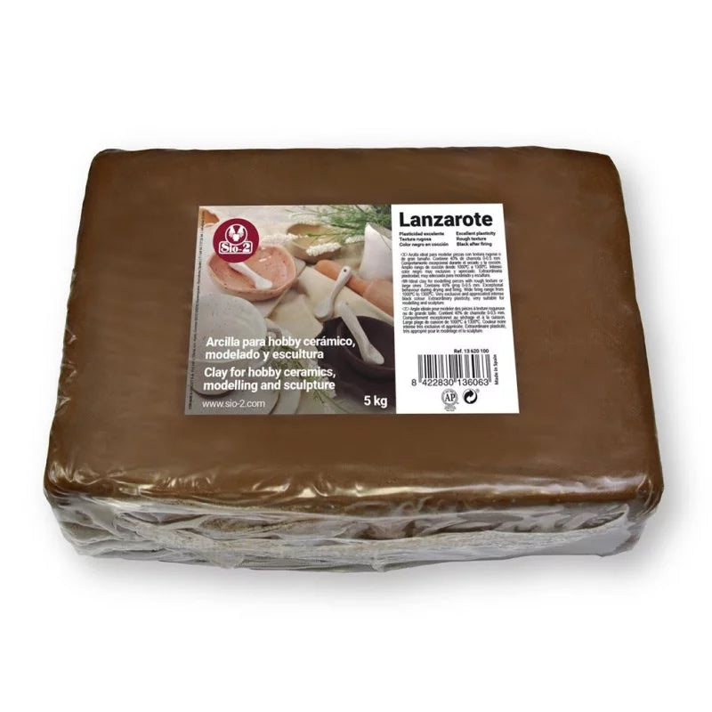 SIO - 2 LANZAROTE / ინტენსიური შავი/ჰობი კერამიკა 5kg (1000-1260C)