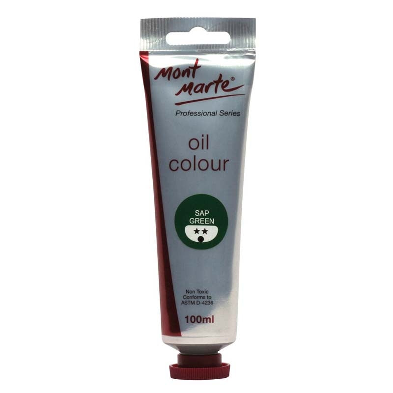 ზეთის საღებავი 100მლ MontMarte Oil Paint 100mls - Sap Green
