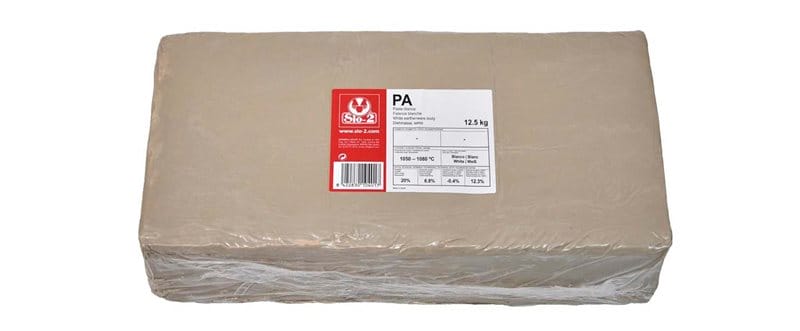 SIO 2 - PA blanca / თეთრი თიხა კლასიკური 12.5kg წვის დიაპაზონი 1050-1080C