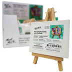 პატარა მინიატურული მოლბერტი MM Mini Display Easel w/Canvas 8x10cm - ARTISTA