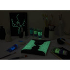 ფოსფორის საღებავი ლურჯი (აკრილი) - Pebeo Studio Acrylics 100ml Phosphorescent Gel Blue