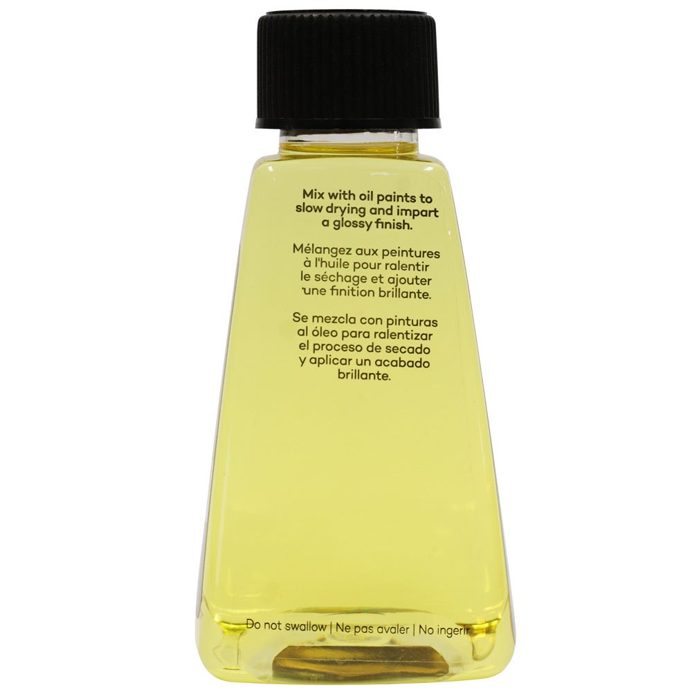 სელის ზეთი 125მლ (რაფინირებული) Refined Linseed Oil 125ml - ARTISTA