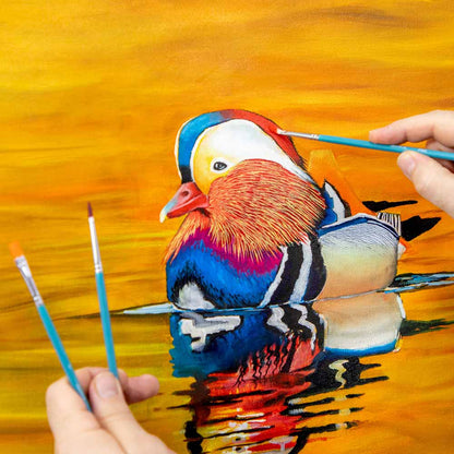 სინთეთიკური და ჯაგარის ფუნჯების ნაკრები ზეთის საღებავისთვის Gallery Series Brush Set Oils 6pc BMHS0019 - ARTISTA