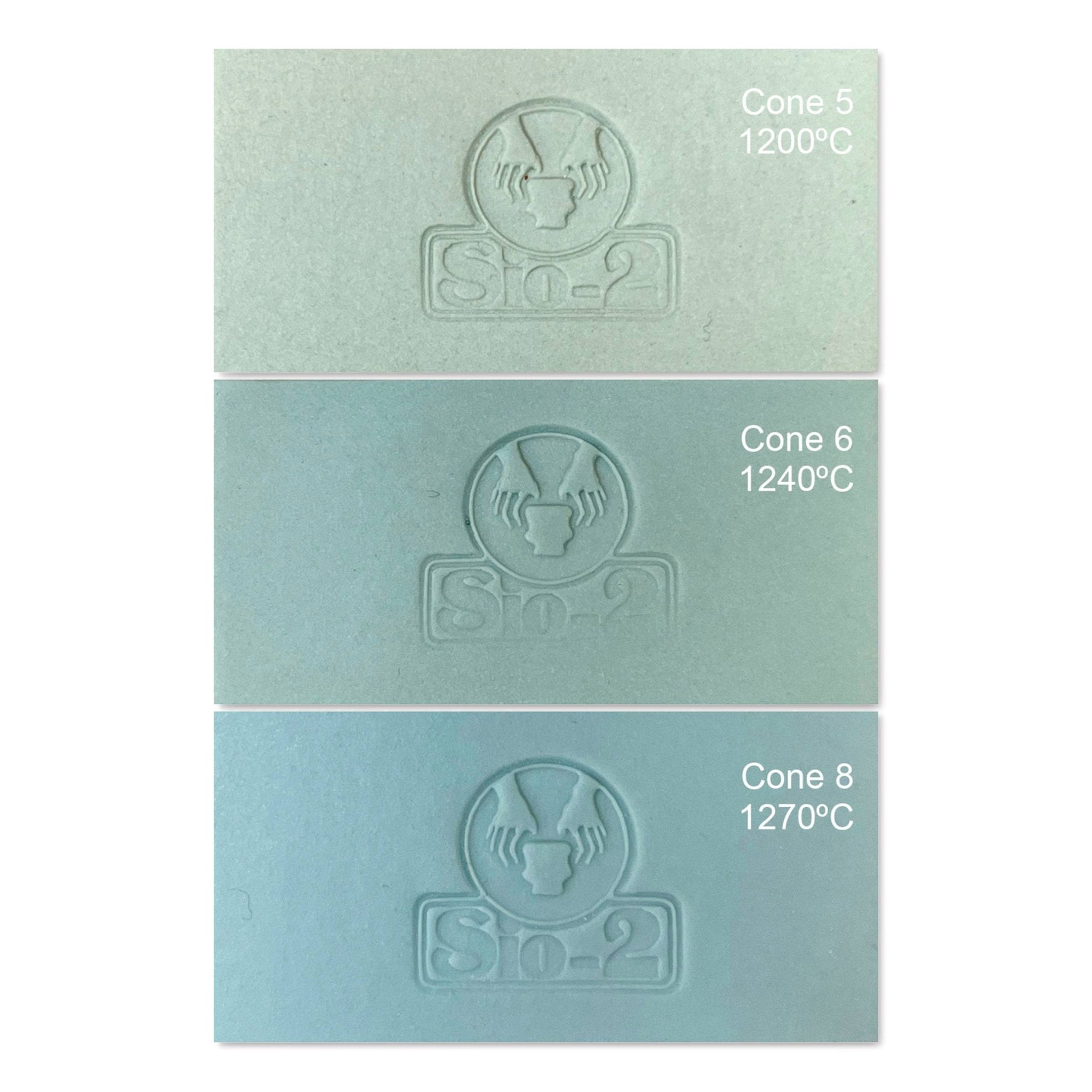 SIO-2 LAGOON porcelana turquoise blue/ ფაიფური ფირუზისფერი ლურჯი (1200C°-1240C° )