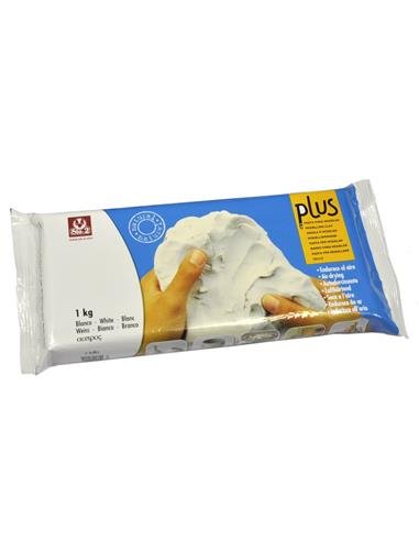 SIO 2 - PLUS White 1kg/კგ თეთრი ჰაერზე შრობადი თიხა,მოზარდები და უფროსები