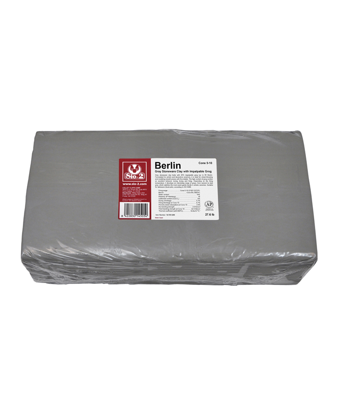 SIO 2 - BERLIN refractory gray 0-0.02mm 12.5kg / firing temperature 1200-1300C