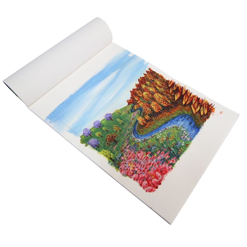 ტილოს რვეული / ალბომი Canvas Pad 10 Sheet A3 - ARTISTA