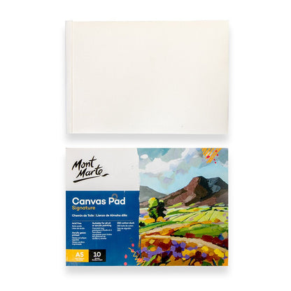 ტილოს რვეული / ალბომი Canvas Pad 10 Sheet A5 - ARTISTA