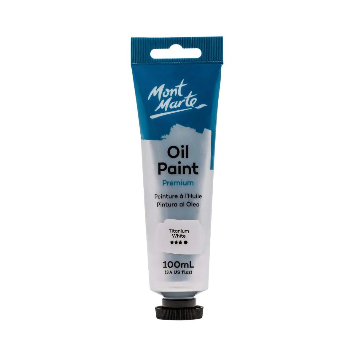 ტიტანის თეთრი ზეთის საღებავი Oil Paint 100mls - Titanium White - ARTISTA