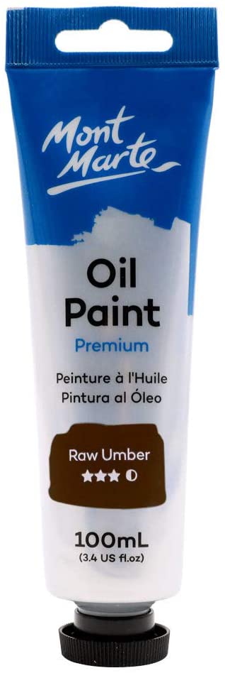 ზეთის საღებავი 100მლ MontMarte Oil Paint 100mls - Raw Umber